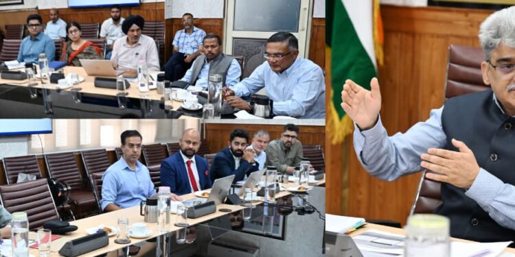 Chief Secretary assess the preliminary draft for Public-Private Partnership Policy