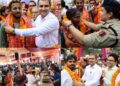 District Administration Ramban welcomes first batch of Shri Amarnath Ji Yatra 2026 pilgrims at Chanderkote