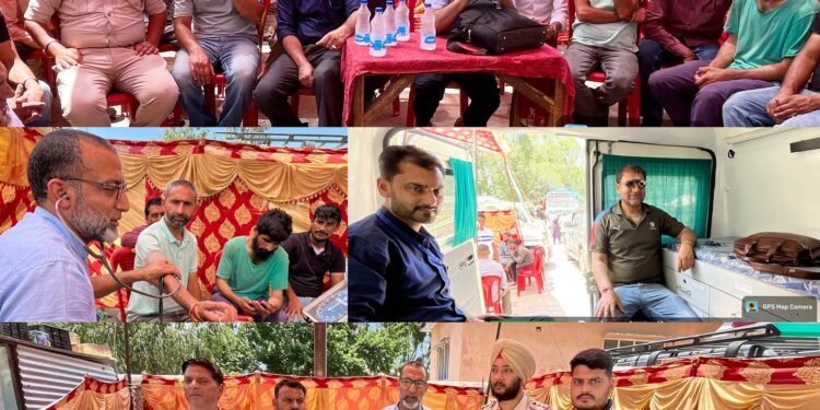Medical Health Check-up Camp held for drivers and cleaners in Doda