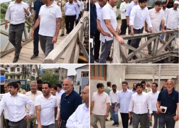 CEO SSCL conducts extensive inspection of historic Water Channels across Srinagar