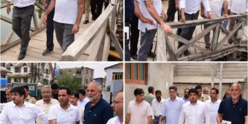 CEO SSCL conducts extensive inspection of historic Water Channels across Srinagar