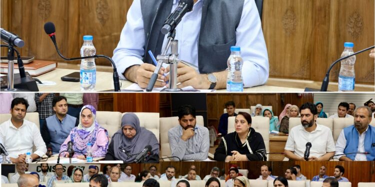 DC Srinagar reviews progress and implementation of Mission YUVA scheme
