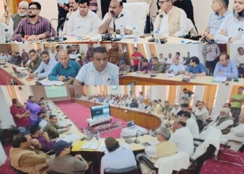 Deputy Chief Minister visits flood hit Bella, reviews restoration works in Rajouri