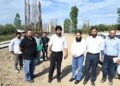 DC Baramulla inspects construction work on Pattan–Baramulla Bypass, directs timely completion