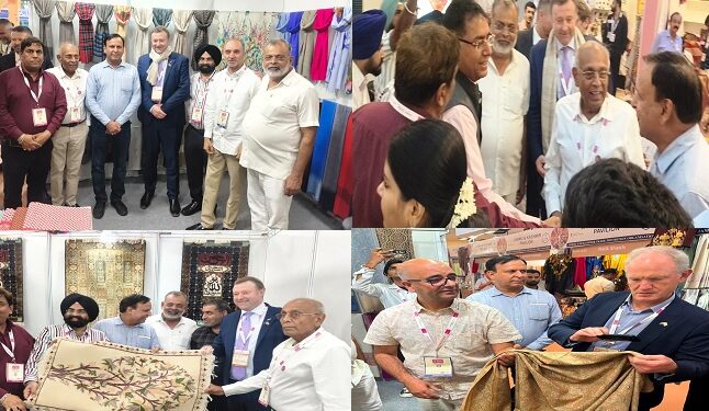 JKTPO showcases Jammu & Kashmir’s textile heritage at Bharat Tex 2026; New Zealand Minister visits J&K pavilion