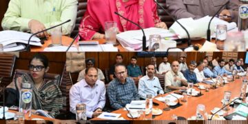 Sakeena Itoo reviews progress of SASCI, CAPEX, other flagship schemes across Health, Social Welfare, Education departments