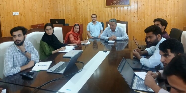 ADDC Kulgam reviews implementation of Mission YUVA in district