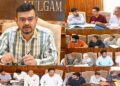 DDC Kulgam review functioning of Education Department in district