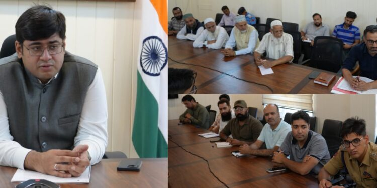 DC Ganderbal reviews arrangements for Urs Mubarak of Hazrat Qamar-Ud-Din Bukhari (RA)