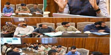 Div Com Kashmir reviews Flood Preparedness in Kulgam, directs for High-Level Readiness