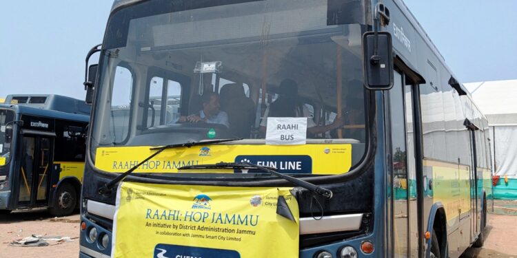 Online booking opens for Raahi: Hop Jammu bus service