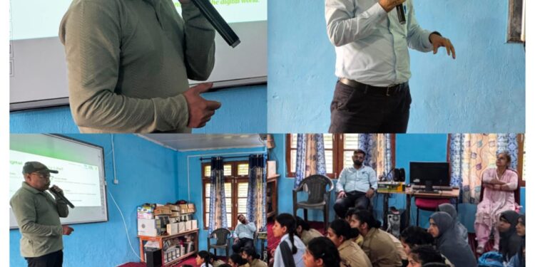 NCC wing of PM SHRI Govt HSS Bhalra organises cyber awareness programme