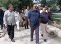 Deputy Chief Minister inspects under-construction Seerbagh–Sempora Bridge in Srinagar