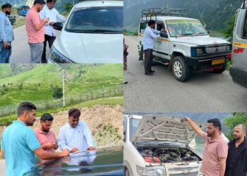 ARTO Bandipora conducts intensive Enforcement Drive on Bandipora–Gurez Route; 40 Vehicles Compounded