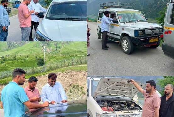 ARTO Bandipora conducts intensive Enforcement Drive on Bandipora–Gurez Route; 40 Vehicles Compounded