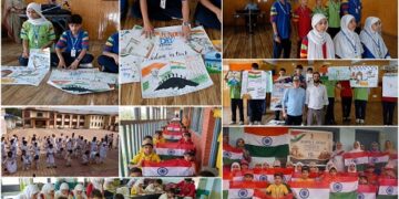 Cultural Unit Srinagar organizes Patriotic Programmes at GMS Soura, Police Public School Bemina
