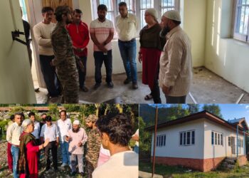 DC Bandipora reviews progress of Waqar Knowledge Centre at Arin