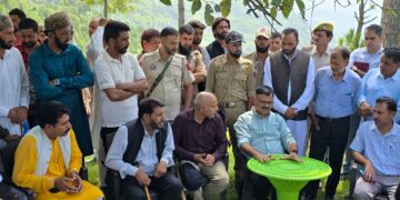 Javed Rana visits landslide-hit areas in Poonch, assures all support to affected families