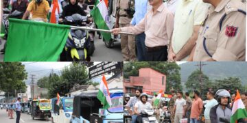 Har Ghar Tiranga Bike, e-Rickshaw Rally taken out in Doda