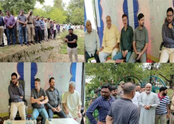 DC Kupwara Visits Tekipora Lolab, Reviews Development and Public Issues