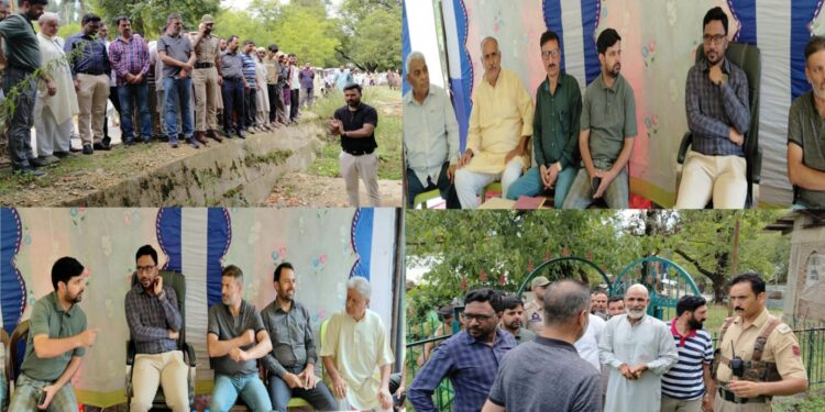 DC Kupwara Visits Tekipora Lolab, Reviews Development and Public Issues
