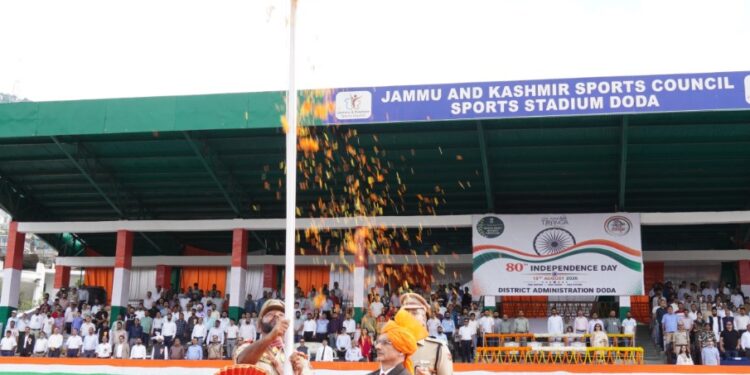 Doda celebrates 80th Independence Day with Patriotic spirit, national pride