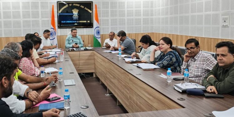 Relief Commissioner (M) reviews implementation of Special Relief Ration Scheme for Kashmiri-Jammu Migrants