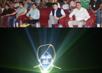 District Admin Udhampur hosts scintillating laser & multimedia show under Har Ghar Tiranga campaign