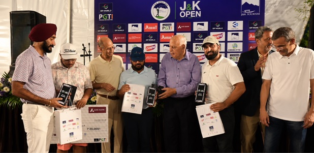 JTGC Secretary Manav Gupta’s team clinches PGTI Pro-Am title at J&K Open 2026