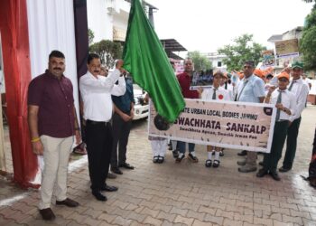 Municipal Council Udhampur organizes plog run for a clean and green Udhampur