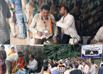 Warm welcome accorded to Budha Amarnath Yatris at Transit camp B.G – Mendhar