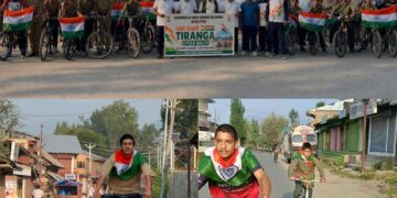 Pedalling with Pride: YSS Bandipora Conducts Cycle Rally under Har Ghar Tiranga