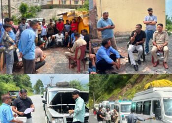 MVD Ramban conducts enforcement drive in Gool-Sangaldan; 42 Vehicles E-Challaned
