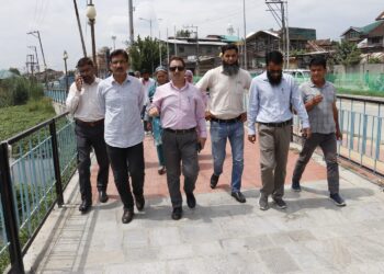 VC JKLCMA visits Brari Nambal, Khushalsar lakes to oversee progress of restoration works
