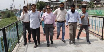 VC JKLCMA visits Brari Nambal, Khushalsar lakes to oversee progress of restoration works