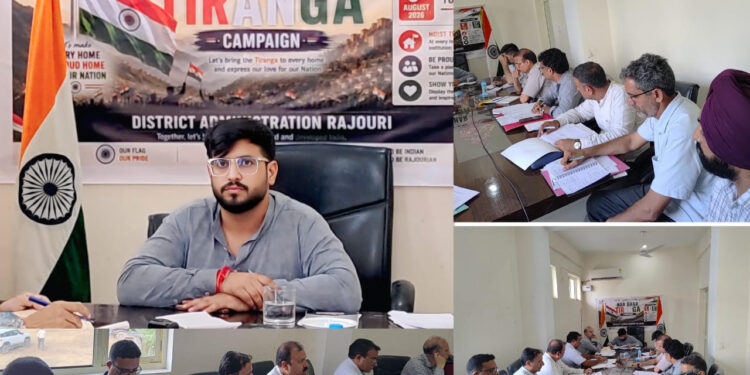 DC Rajouri reviews restoration of Jal Shakti infrastructure