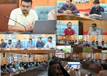 DC Kulgam reviews village-wise progress of AgriStack, SVAMITVA mapping, other Revenue matters