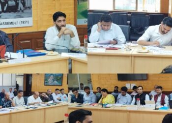 Committee on Government Assurances reviews functioning of PWD, HUDD