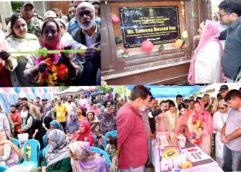 Sakeena Itoo inaugurates health Camp at KB Pora; lays foundation stone for school infrastructure projects in Kulgam