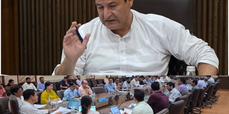 Javid Dar reviews Rural Development initiatives in Jammu Division