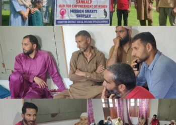 Mission Shakti Shopian conducts Awareness Programme on welfare initiatives for women at kathollan
