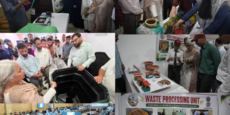 Bandipora hosts Exhibition on Home Composting and Scientific Wet Waste Management