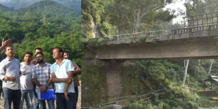 DDC Reasi assesses landslide damage at Balini, Directs early finalization of protection design
