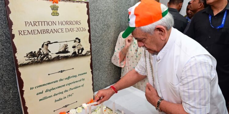 Lieutenant Governor Addressed Partition Horrors Remembrance Day event at Srinagar