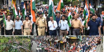 Mega Tiranga Rally held at Kulgam under Har Ghar Tiranga Campaign