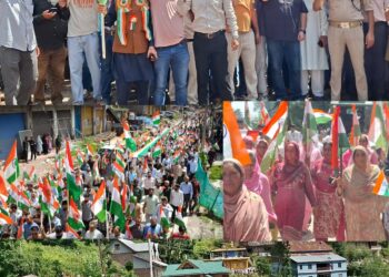 Har Ghar Tiranga Rallies organized across Ramban district with patriotic fervor
