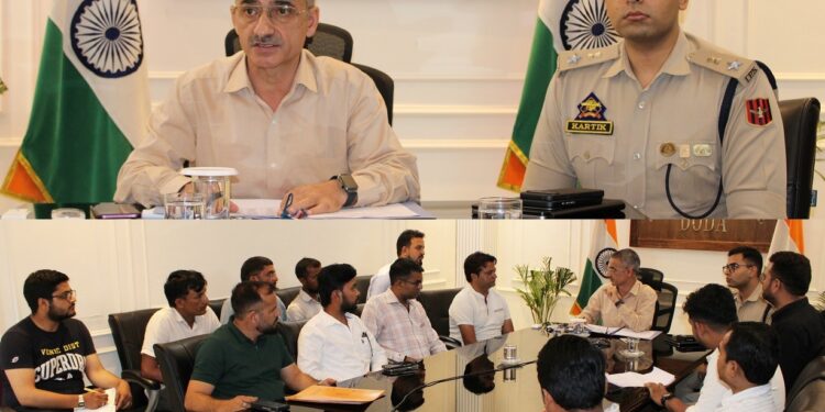 DDC Doda reviews issues related to Migrant Labourers