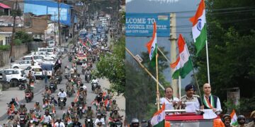 DC leads Mega Bike & E-Auto Rally in Kishtwar