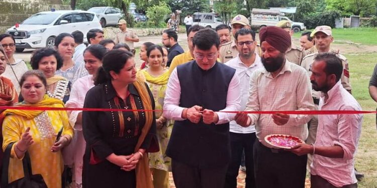 Deputy Commissioner Udhampur inaugurates two-day photo exhibition on Nasha Mukt Bharat and Bhartiya Nyaya Sanhita at GHSS Tikri