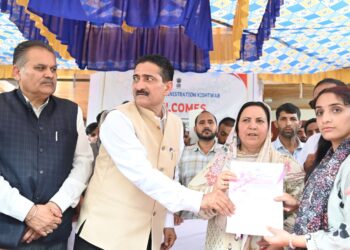 Sakeena Itoo tours Chatroo; lays foundation stone for remodelling of GHSS, inaugurates NTPHC Inderwal